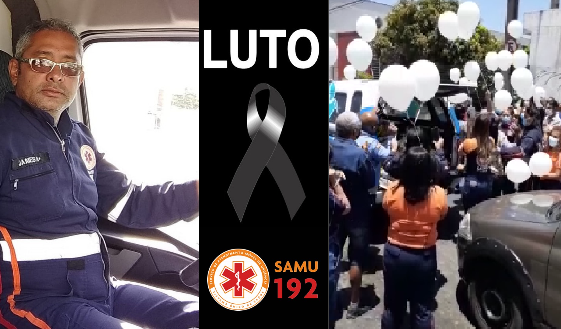 Motorista do SAMU morre vítima da Covid-19